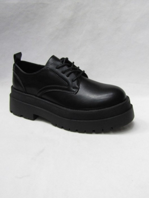 Półbuty damskie na płaskim (36-41) C8855 BLACK