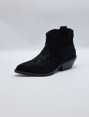 Botki damskie na obcasie (36-41) 5276 BLACK