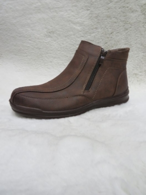 Botki męskie ocieplane (40-46) 2621-2 BROWN