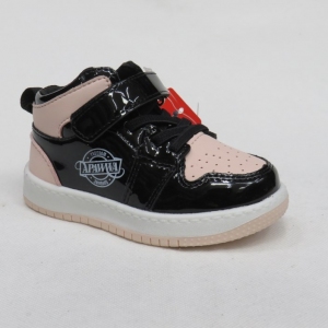 Buty sportowe dziewczęce (20-25) GQ117 BLACK/PINK