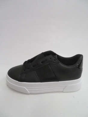 Buty sportowe damskie na koturnie (36-41) LA133 BLACK
