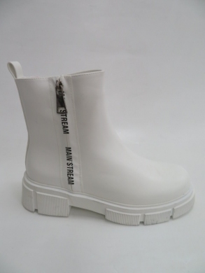 Botki damskie jesienne na płaskim (36-41) A730 WHITE