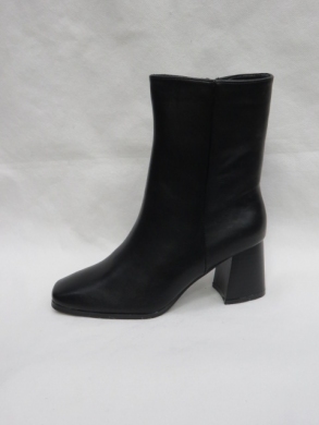 Kozaki damskie na obcasie (36-41) A22-279 BLACK