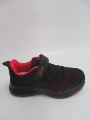 Buty sportowe chłopięce (26-31) F875 BLACK/RED