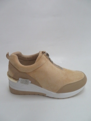 Buty sportowe damskie na koturnie (36-41) AA23 KHAKI