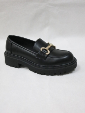 Mokasyny damskie na płaskim (36-41) UK127 BLACK