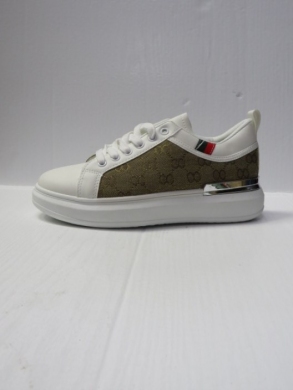 Buty sportowe damskie na płaskim (36-41) A86 WHITE