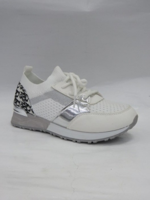 Buty sportowe damskie na płaskim (36-41) J2251-3 WHITE