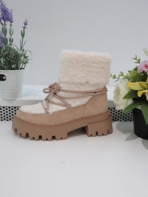 Trapery damskie ocieplane (36-41) 9523 BEIGE