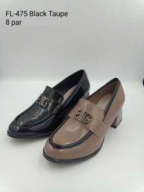 Półbuty damskie na obcasie (36-41) FL-475 TAUPE