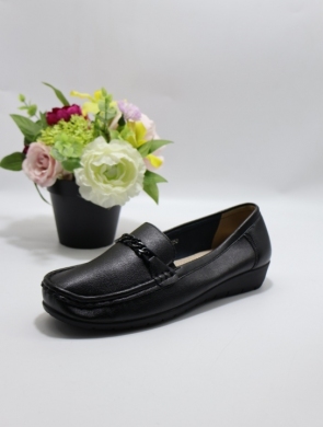 Półbuty damskie na koturnie (36-41) B3252 BLACK