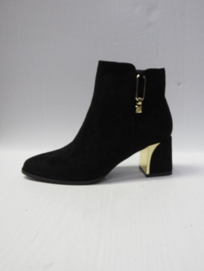 Botki damskie ocieplane na obcasie (36-41) UK118 BLACK