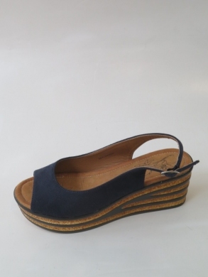 Sandały Damskie na koturnie (36-41) FL1041 NAVY