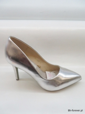 Czółenka damskie na szpilce (36-41) GH-37 SILVER