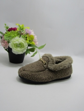 Półbuty damskie ocieplane na płaskim (36-41) GA8072-3 KHAKI