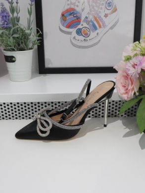 Sandały damskie na szpilce (36-41) LD1096 BLACK