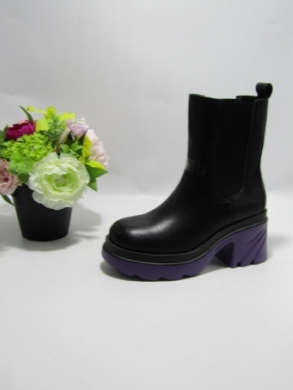 Botki damskie na obcasie (36-41) 8793 PURPLE