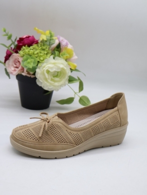 Półbuty damskie na koturnie (37-42) C962 KHAKI