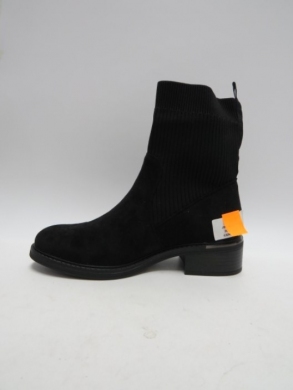 Botki damskie na płaskim (36-41) JW187 BLACK