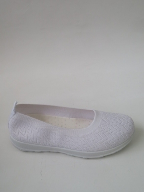 Tenisówki damskie na płaskim (36-41) D39-3 WHITE