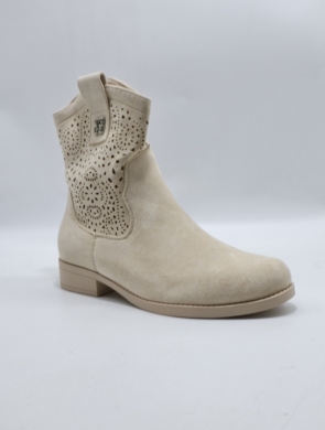 Botki damskie na płaskim (36-41) A3201 BEIGE