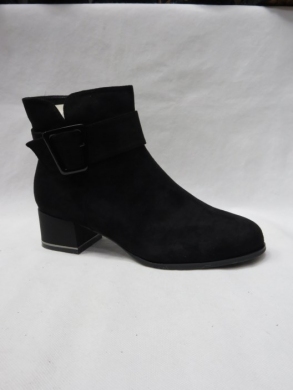 Botki damskie ocieplane na obcasie (36-41) H2085 BLACK