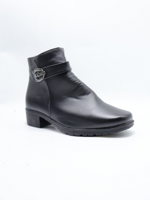 Botki damskie ocieplane na obcasie (36-42) FX23-18 BLACK