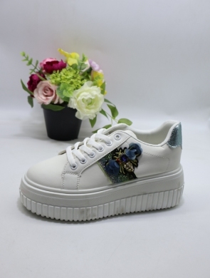 Buty sportowe damskie na płaskim (36-41) BO-160 BEIGE