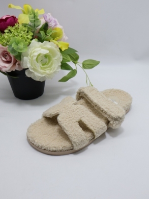 Kapcie damskie ocieplane (36-41) WS08 BEIGE