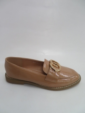 Mokasyny damskie na płaskim (36-41) 8037 CAMEL