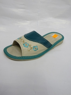 Kapcie damskie (37-41) SD191C Skórzane