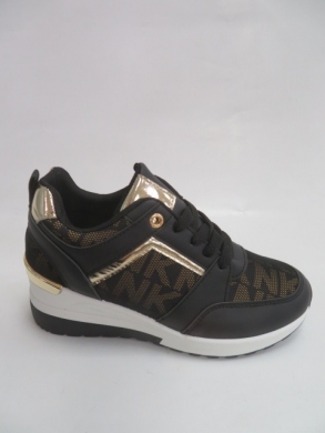 Buty sportowe damskie na koturnie (36-41) XA112 NERO