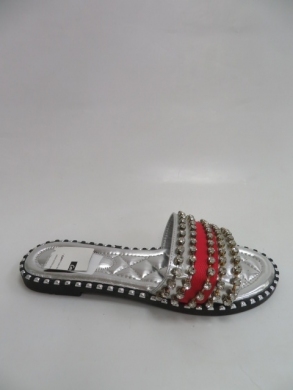 Klapki damskie na płaskim (36-41) 1036 SILVER