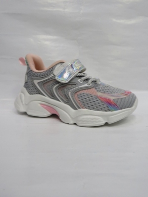Buty sportowe dziewczęce (27-31) L315A GREY/PINK