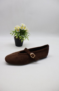 Baleriny damskie (36-41) BS-87 BROWN