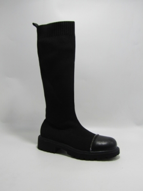 Kozaki damskie na płaskim (36-41) RXJ-192 BLACK
