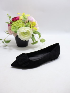 Baleriny damskie (36-41) H8-1030 BLACK
