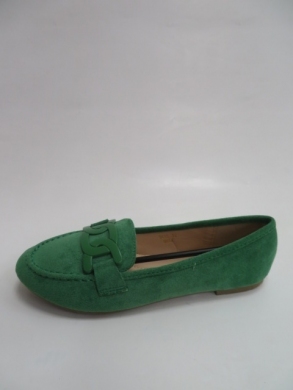 Mokasyny damskie na płaskim (36-41) 3632 GREEN