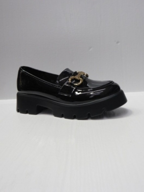 Mokasyny damskie na płaskim (36-41) YDF-18B BLACK