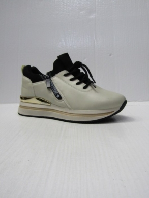 Buty sportowe damskie na płaskim (36-41) BY302 BEIGE