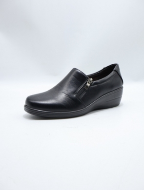 Półbuty damskie na koturnie (36-41) 2402 BLACK