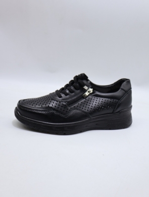 Buty sportowe damskie na płaskim (36-41) BK618 BLACK