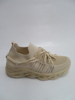 Buty sportowe damskie na płaskim (36-41) 88-53 KHAKI