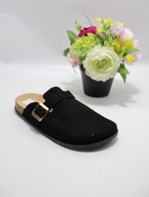 Klapki damskie na płaskim (36-41) 180A BLACK
