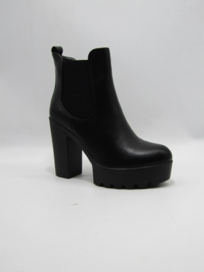 Botki damskie ocieplane na obcasie (36-41) LH56-1 BLACK