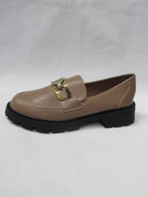 Mokasyny damskie na płaskim (36-41) W-218 KHAKI