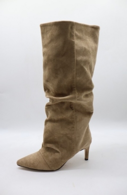 Kozaki damskie na szpilce (36-41) LA3137 KHAKI