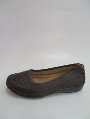 Półbuty damskie na płaskim (36-41) A76 BROWN