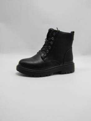 Botki damskie ocieplane na płaskim (36-41) LP24064 BL/PU
