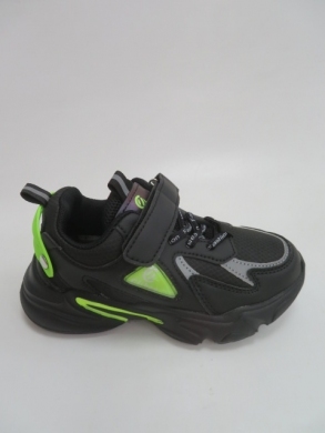 Sportowe Dziewczęce (27-31) L312 BLACK/GREEN